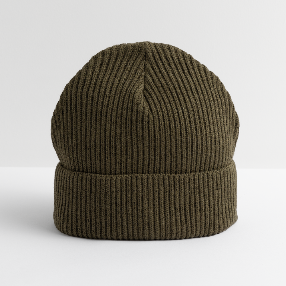 Beige Bio FISHERMAN BEANIE - Khaki