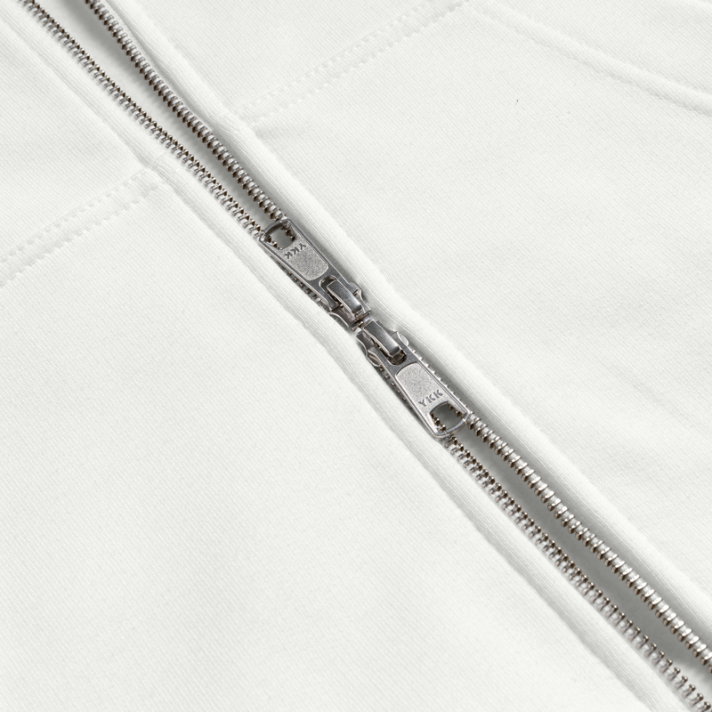 Heavyweight  Organic Kapuzenjacke White