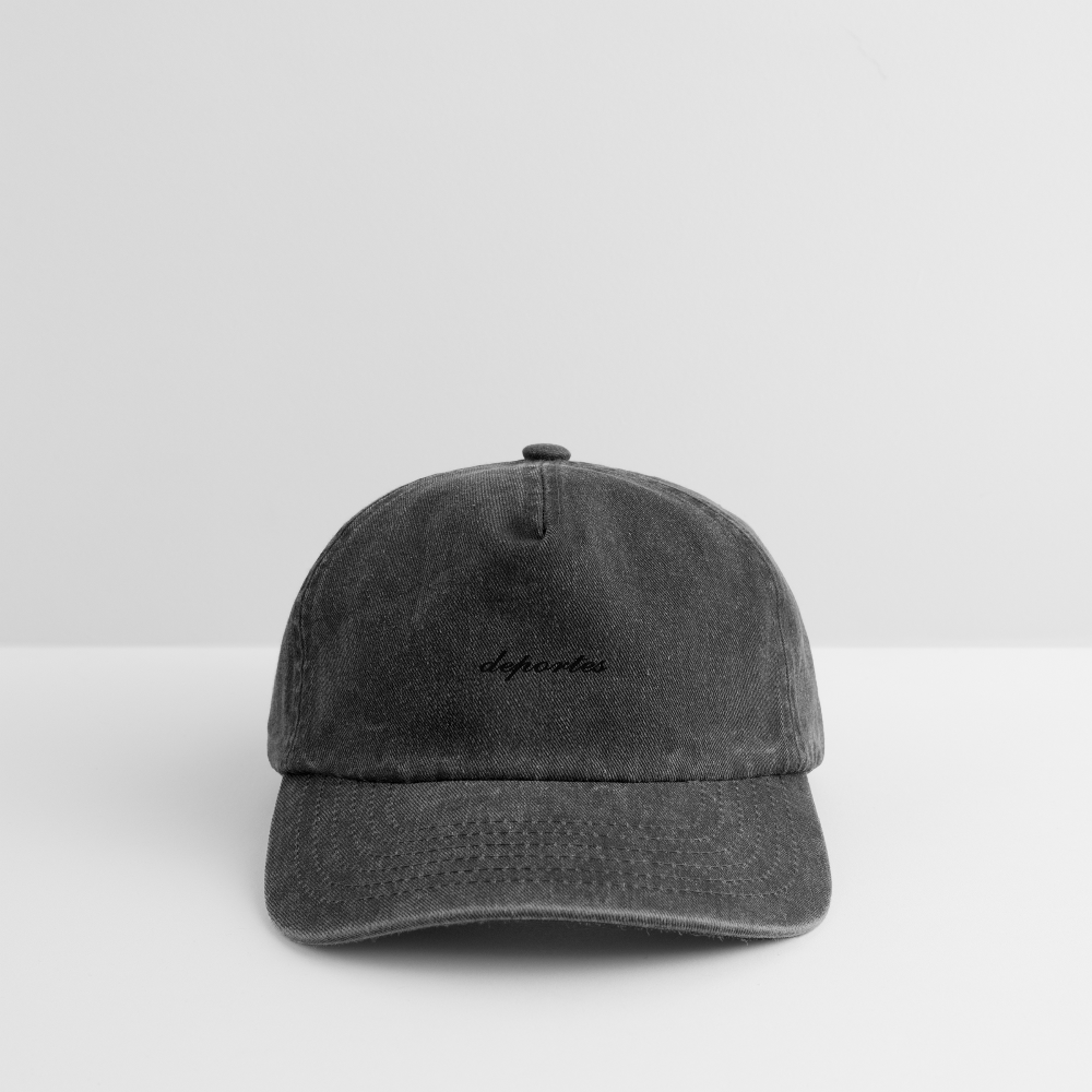 Relaxed Vintage Cap - Vintage Schwarz