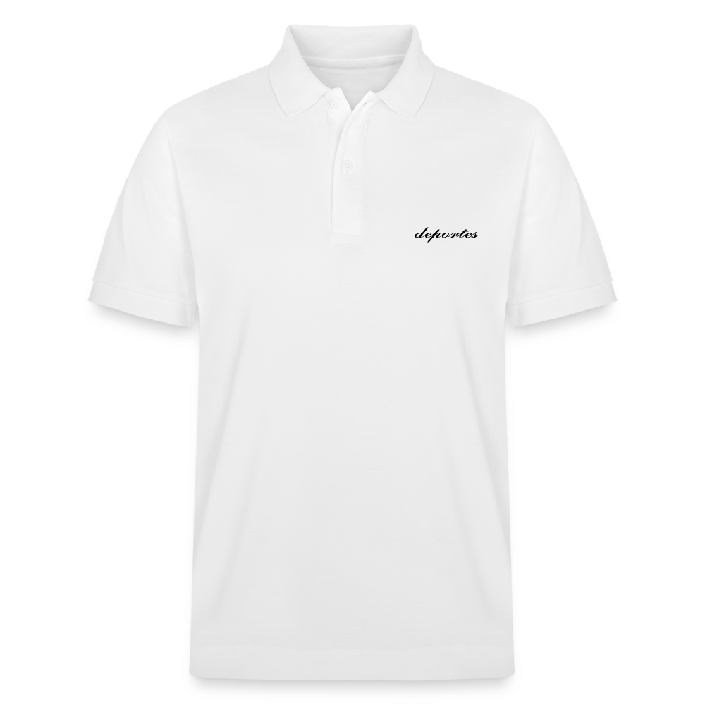 Custom-Slim-Fit Bio-Poloshirt PREPSTER - Weiß