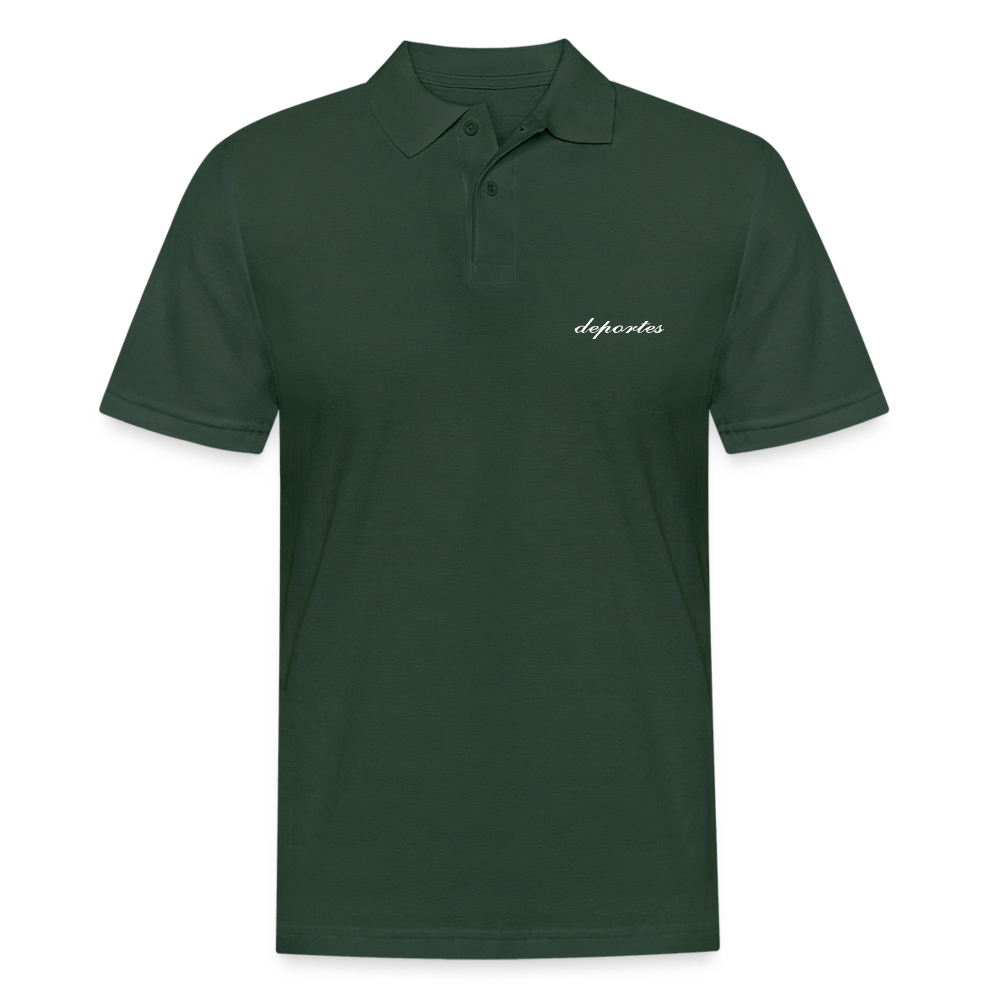 Männer Poloshirt Slim-Fit - Tannengrün