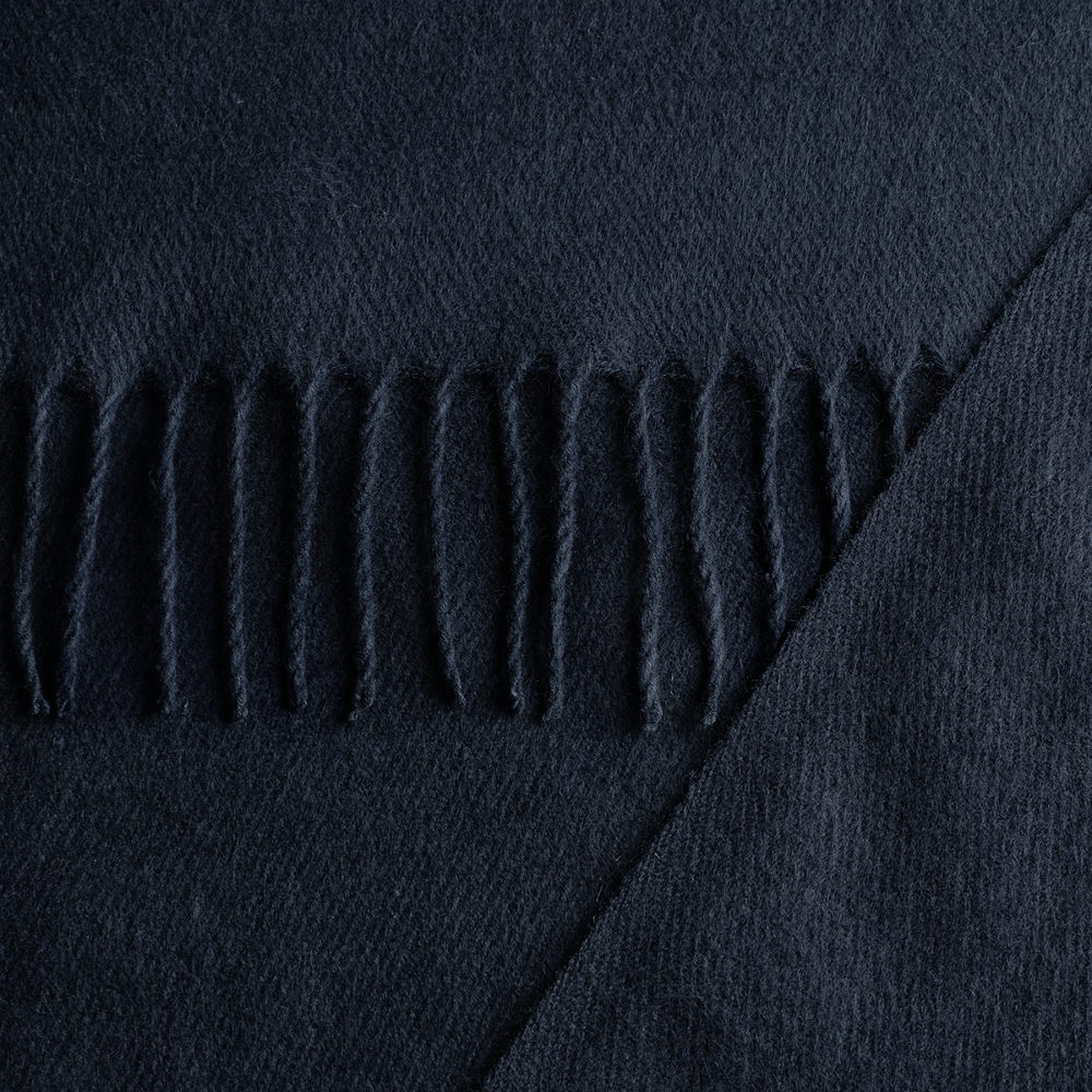 Oversize Scarf Dark Blue - French Navy