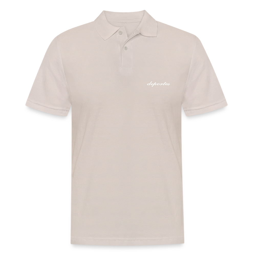 Männer Poloshirt Slim-Fit - Beige