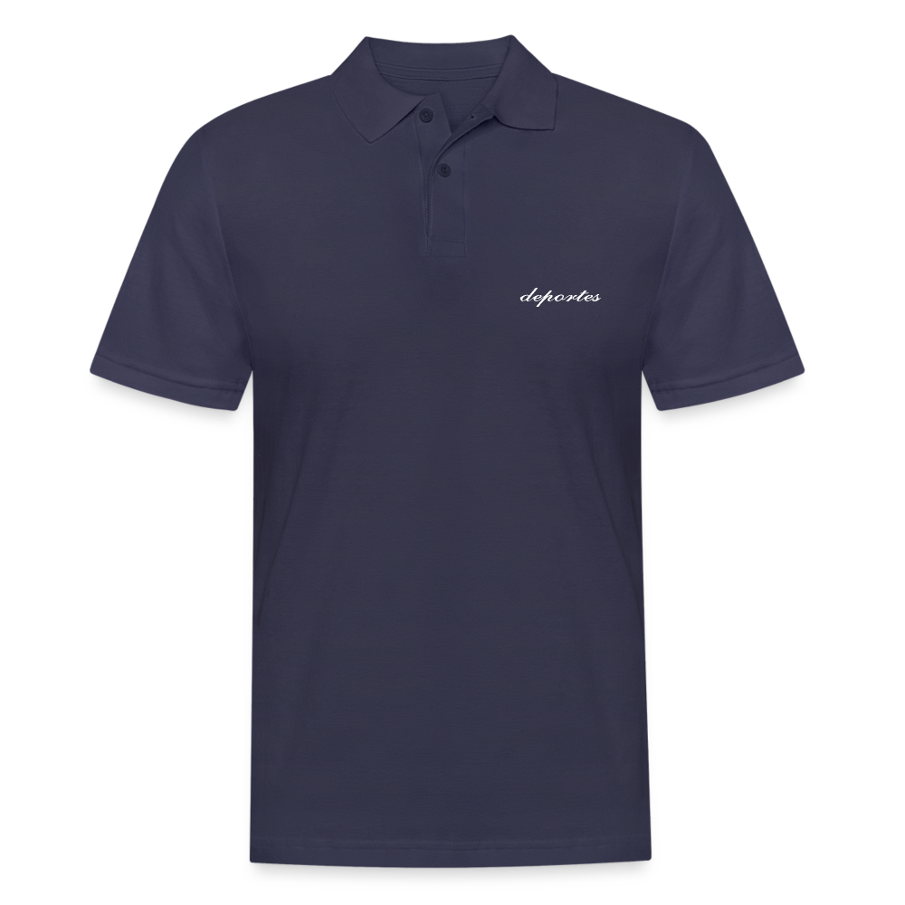 Männer Poloshirt Slim-Fit - Navy