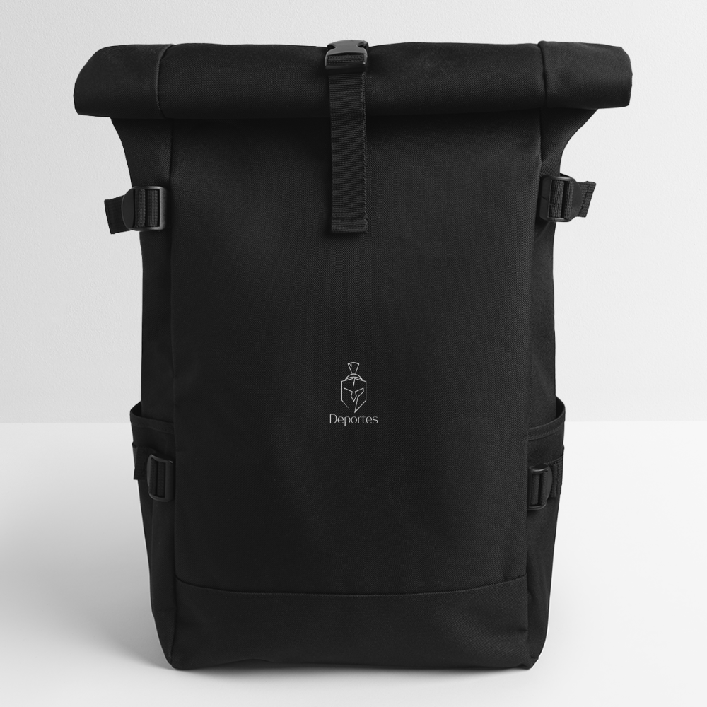 Rolltop Rucksack Black - Schwarz