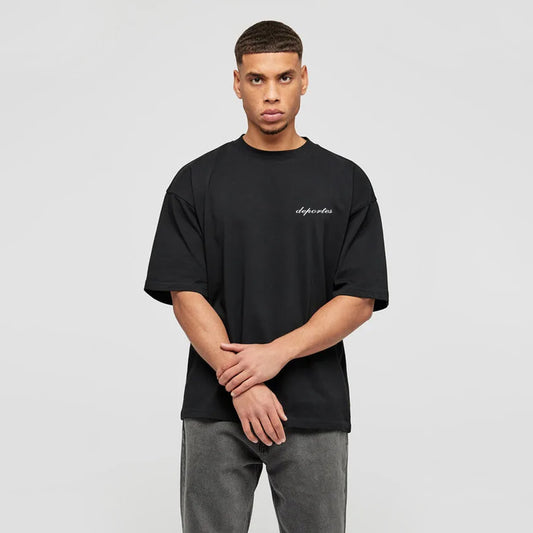 Oversized-Shirt | Crewneck | Weite Passform | Überschnittene Schultern | Lässiger Sitz | Dickes, weiches Baumwollgewebe